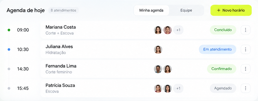 Agenda de hoje na Nolio
