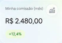 Comissão do mês na Nolio